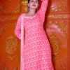 Rajasthani Cotton Salwar Suit With Dupatta - Image 5